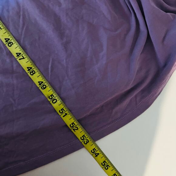 Eloquii Purple Tie Front Spaghetti Strap Maxi Dress Size 22 NWT - Picture 8 of 9